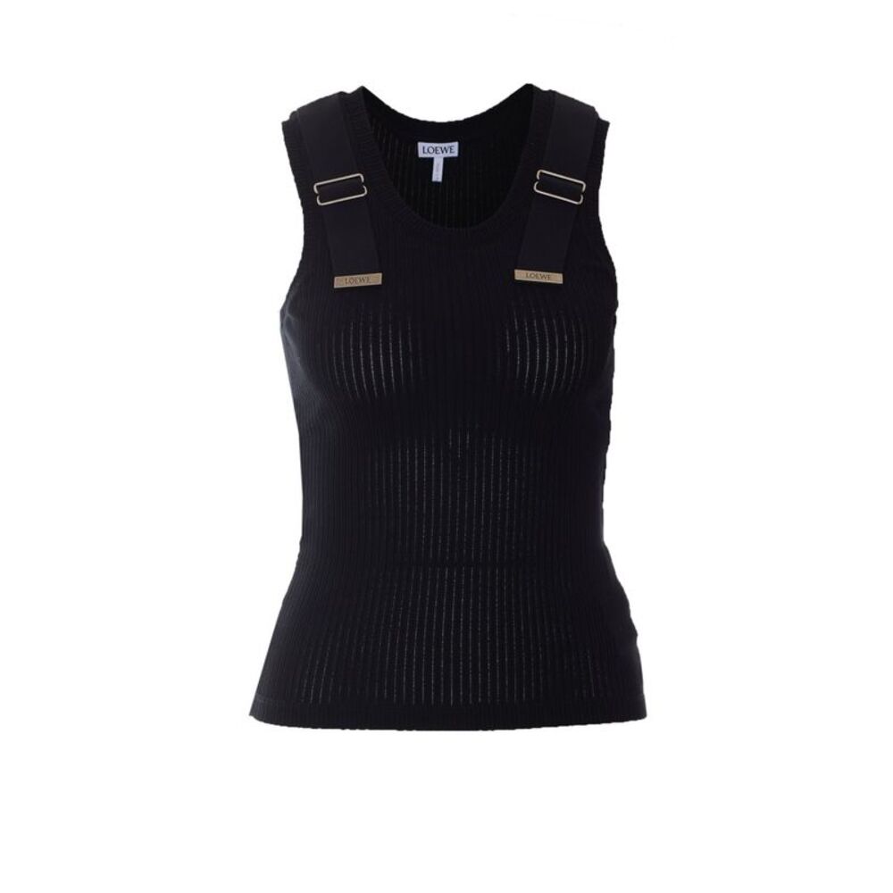 Loewe Women Stretch Cotton Tank Top